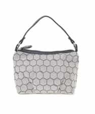 BKYLA04060 MK MICHEL KLEIN BAG(MK ミッシェルクラン バッグ) ハニカムモチーフバッグ ブラック