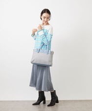BPBAA13160 MK MICHEL KLEIN BAG(MK ミッシェルクラン バッグ) [2WAY]異素材切り替えベルトアクセントトートバッグ ピンク