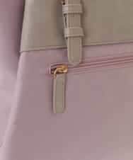 BPBAA13160 MK MICHEL KLEIN BAG(MK ミッシェルクラン バッグ) [2WAY]異素材切り替えベルトアクセントトートバッグ ピンク