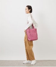 BPBAA25150 MK MICHEL KLEIN BAG(MK ミッシェルクラン バッグ) [2WAY]合成皮革バケットトートバッグ ピンク
