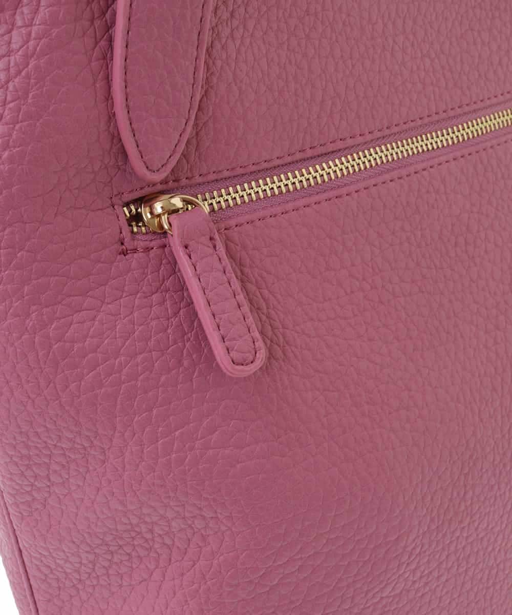 BPBAA25150 MK MICHEL KLEIN BAG(MK ミッシェルクラン バッグ) [2WAY]合成皮革バケットトートバッグ ピンク