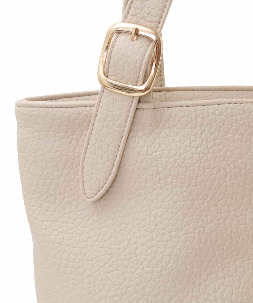BPBAA25150 MK MICHEL KLEIN BAG(MK ミッシェルクラン バッグ) [2WAY]合成皮革バケットトートバッグ ピンク