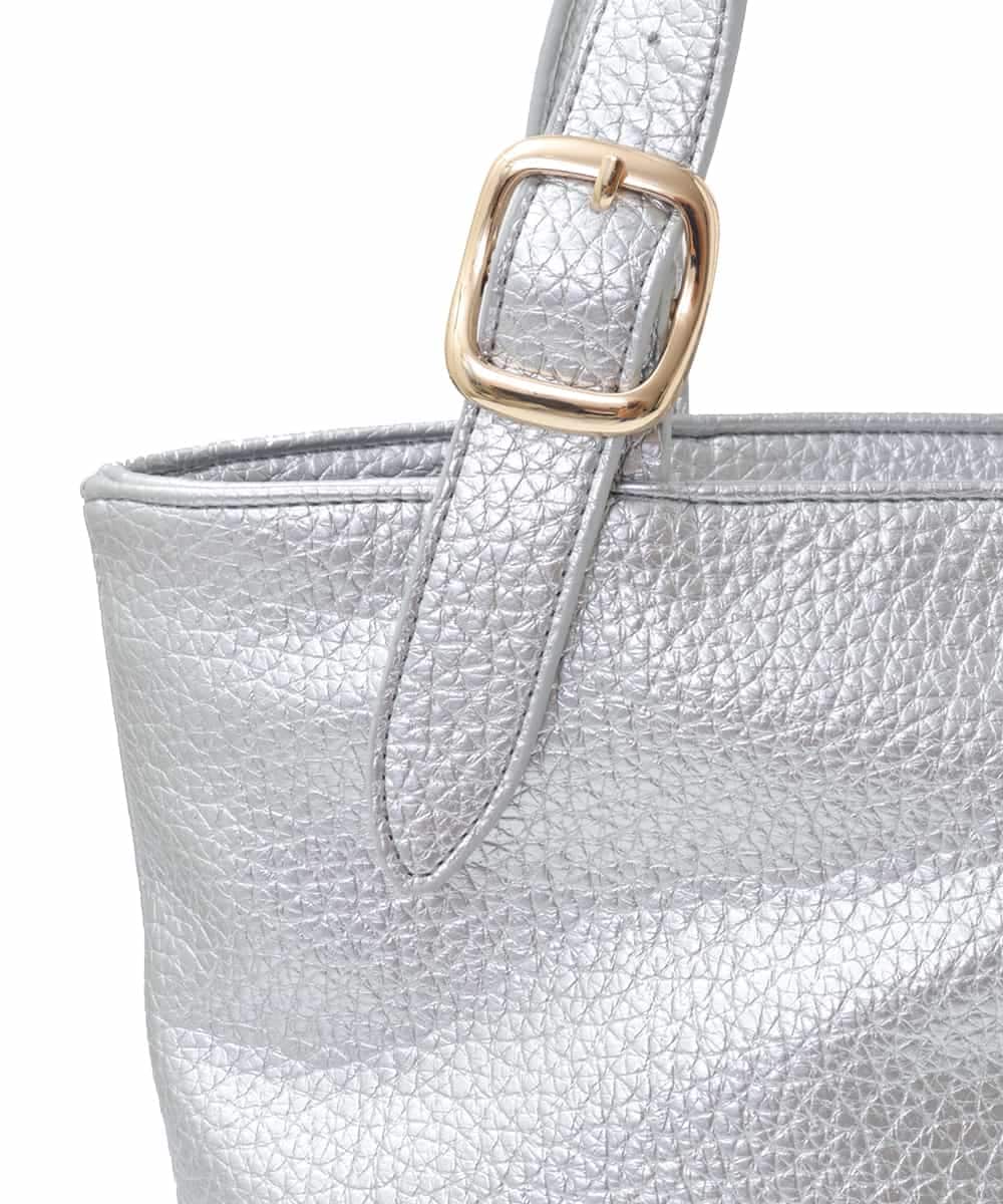 BPBAA25150 MK MICHEL KLEIN BAG(MK ミッシェルクラン バッグ) [2WAY]合成皮革バケットトートバッグ ピンク
