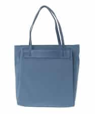 BPBAD01170 MK MICHEL KLEIN BAG(MK ミッシェルクラン バッグ) [A4収納可]異素材ジョイントスクエアトートバッグ ライトブルー