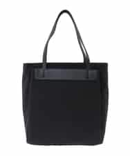 BPBAD01170 MK MICHEL KLEIN BAG(MK ミッシェルクラン バッグ) [A4収納可]異素材ジョイントスクエアトートバッグ ブラック