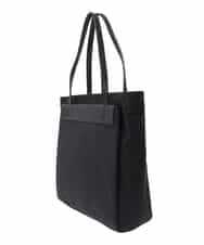 BPBAD01170 MK MICHEL KLEIN BAG(MK ミッシェルクラン バッグ) [A4収納可]異素材ジョイントスクエアトートバッグ ブラック