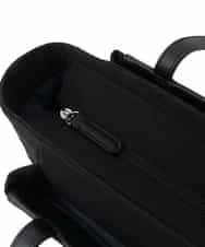 BPBAD01170 MK MICHEL KLEIN BAG(MK ミッシェルクラン バッグ) [A4収納可]異素材ジョイントスクエアトートバッグ ブラック