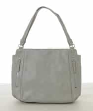 BPBAD11150 MK MICHEL KLEIN BAG(MK ミッシェルクラン バッグ) [2WAY]ジップデザインスクエアトートバッグ ライトグレー