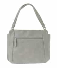 BPBAD11150 MK MICHEL KLEIN BAG(MK ミッシェルクラン バッグ) [2WAY]ジップデザインスクエアトートバッグ ライトグレー