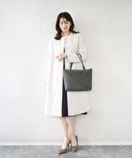 BPBAD12150 MK MICHEL KLEIN BAG(MK ミッシェルクラン バッグ) [2WAY]合成皮革切り替えデザイントートバッグ ダークグレー