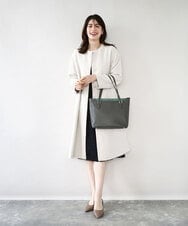 BPBAD12150 MK MICHEL KLEIN BAG(MK ミッシェルクラン バッグ) [2WAY]合成皮革切り替えデザイントートバッグ ダークグレー