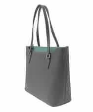 BPBAD12150 MK MICHEL KLEIN BAG(MK ミッシェルクラン バッグ) [2WAY]合成皮革切り替えデザイントートバッグ ダークグレー