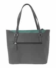 BPBAD12150 MK MICHEL KLEIN BAG(MK ミッシェルクラン バッグ) [2WAY]合成皮革切り替えデザイントートバッグ ダークグレー