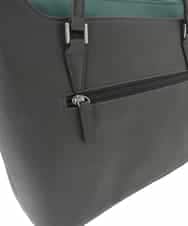 BPBAD12150 MK MICHEL KLEIN BAG(MK ミッシェルクラン バッグ) [2WAY]合成皮革切り替えデザイントートバッグ ダークグレー