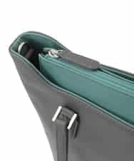 BPBAD12150 MK MICHEL KLEIN BAG(MK ミッシェルクラン バッグ) [2WAY]合成皮革切り替えデザイントートバッグ ダークグレー