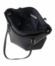 BPBAD12150 MK MICHEL KLEIN BAG(MK ミッシェルクラン バッグ) [2WAY]合成皮革切り替えデザイントートバッグ ダークグレー