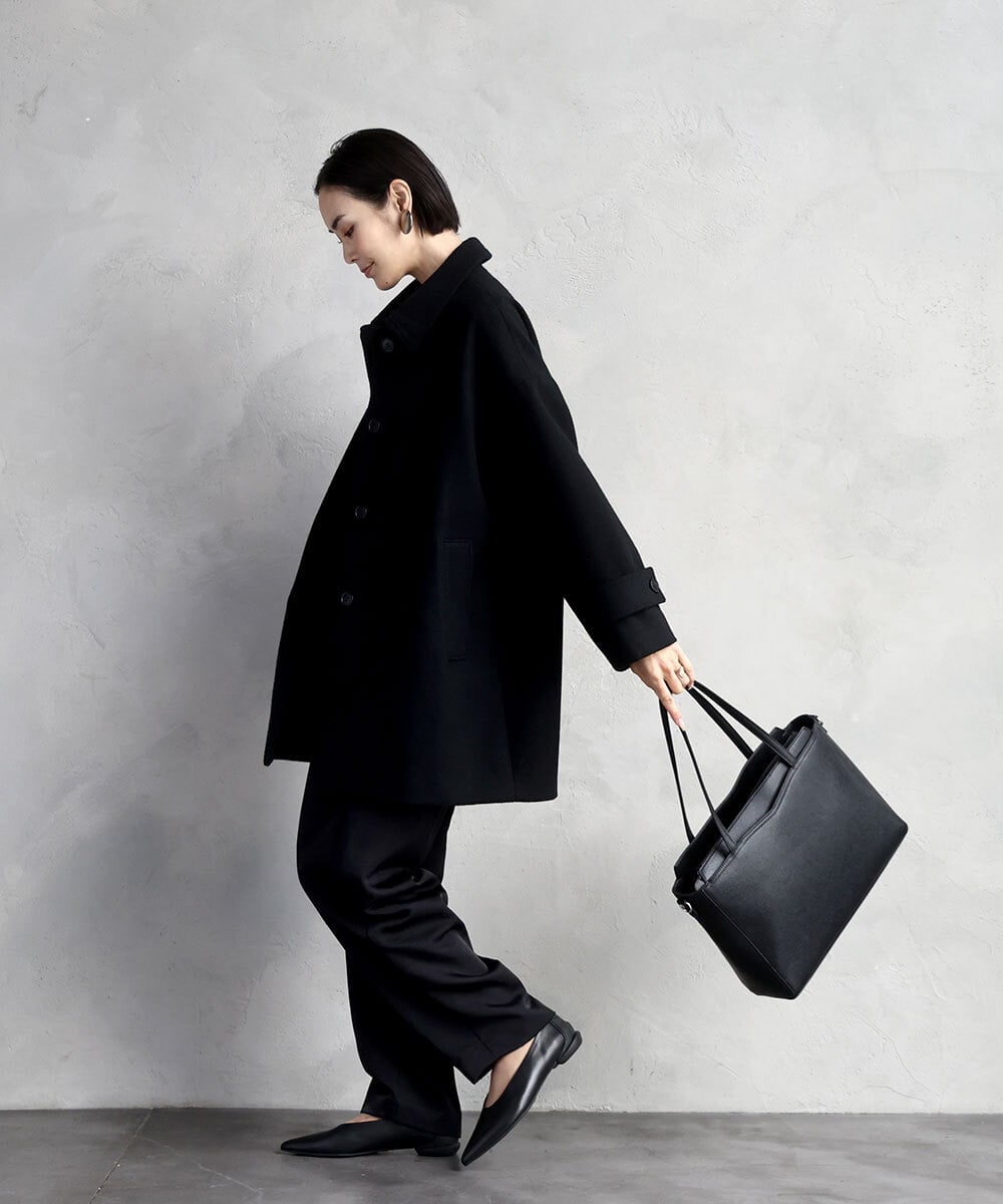 BPBAD13160 MK MICHEL KLEIN BAG(MK ミッシェルクラン バッグ) [2WAY/A4収納]5層構造マイクロファイバートートバッグ ライトブルー