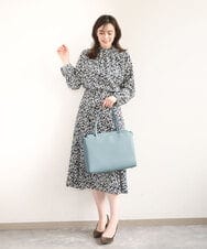 BPBAD13160 MK MICHEL KLEIN BAG(MK ミッシェルクラン バッグ) [2WAY/A4収納]5層構造マイクロファイバートートバッグ ライトブルー