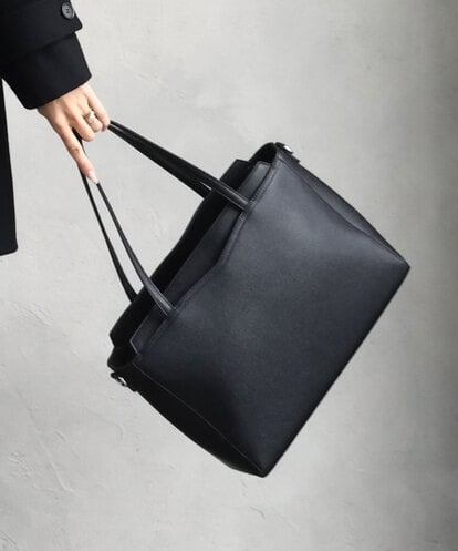 BPBAD13160 MK MICHEL KLEIN BAG [2WAY/A4収納]5層構造マイクロファイバートートバッグ