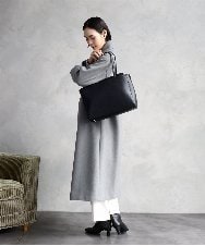 BPBAD13160 MK MICHEL KLEIN BAG(MK ミッシェルクラン バッグ) [2WAY/A4収納]5層構造マイクロファイバートートバッグ ブラック