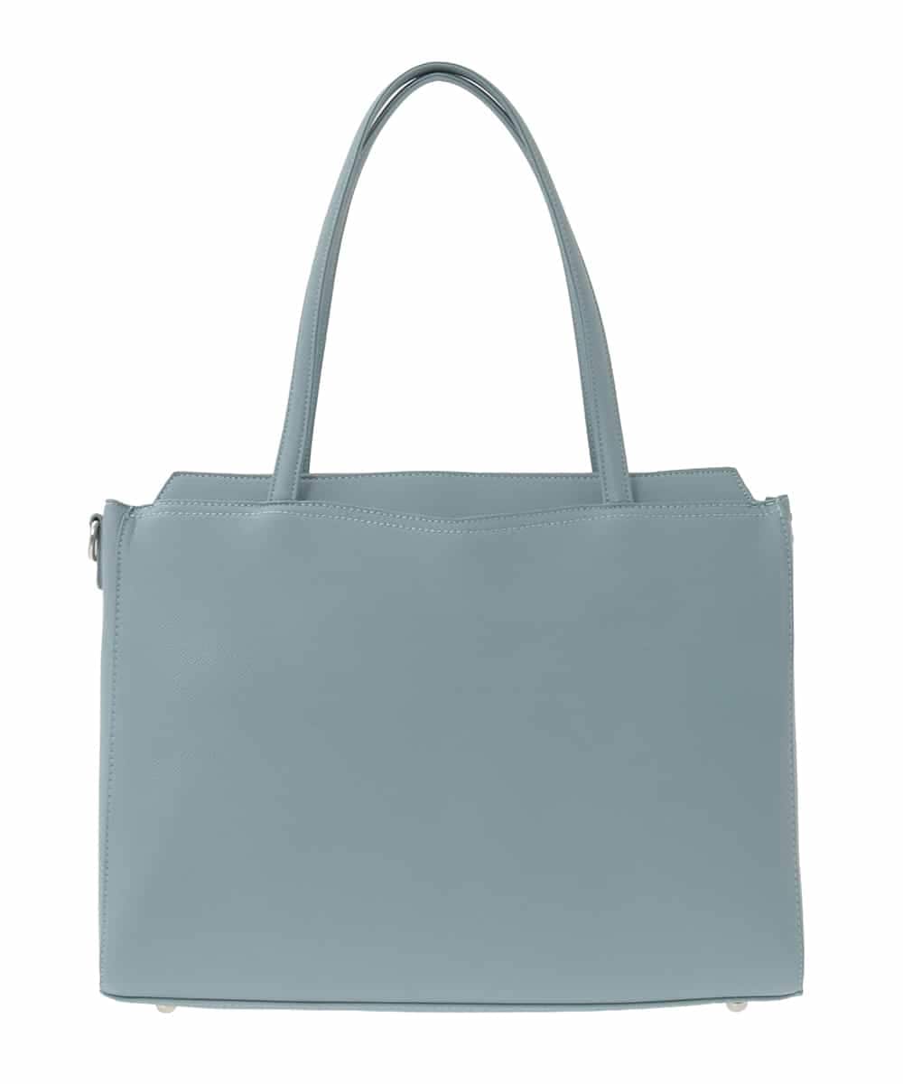 BPBAD13160 MK MICHEL KLEIN BAG(MK ミッシェルクラン バッグ) [2WAY/A4収納]5層構造マイクロファイバートートバッグ ライトブルー