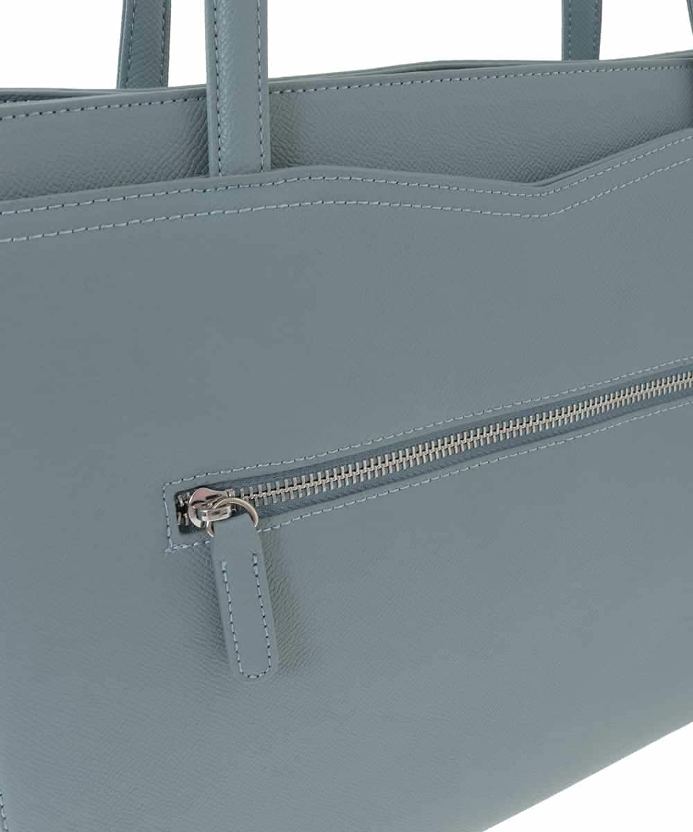 BPBAD13160 MK MICHEL KLEIN BAG(MK ミッシェルクラン バッグ) [2WAY/A4収納]5層構造マイクロファイバートートバッグ ライトブルー