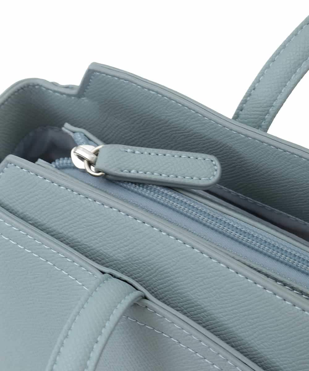 BPBAD13160 MK MICHEL KLEIN BAG(MK ミッシェルクラン バッグ) [2WAY/A4収納]5層構造マイクロファイバートートバッグ ライトブルー