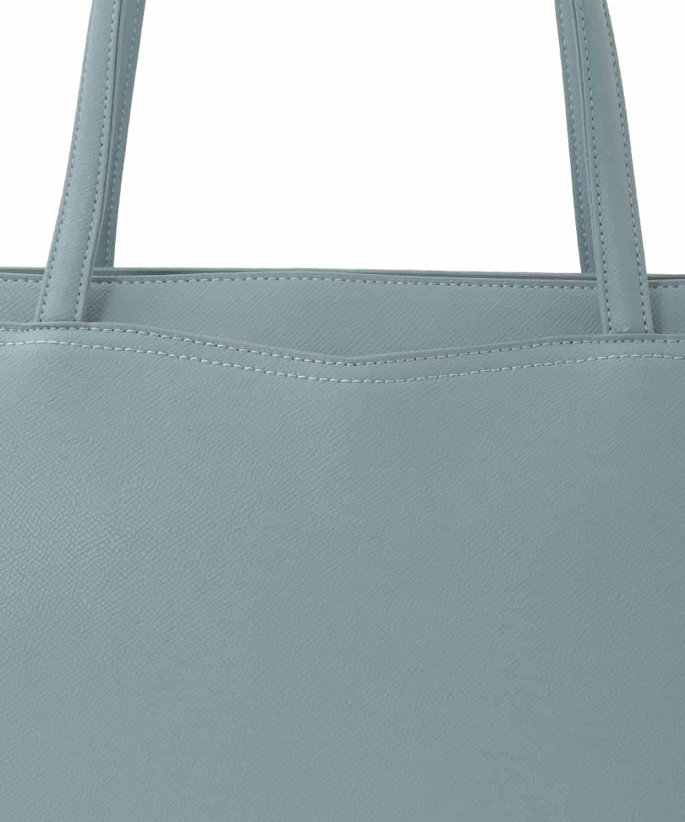 BPBAD13160 MK MICHEL KLEIN BAG(MK ミッシェルクラン バッグ) [2WAY/A4収納]5層構造マイクロファイバートートバッグ ライトブルー