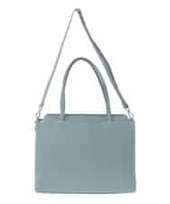 BPBAD13160 MK MICHEL KLEIN BAG(MK ミッシェルクラン バッグ) [2WAY/A4収納]5層構造マイクロファイバートートバッグ ライトブルー