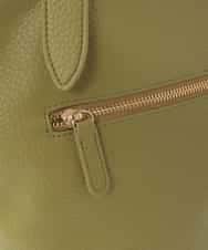 BPBAD25150 MK MICHEL KLEIN BAG(MK ミッシェルクラン バッグ) [2WAY]合成皮革バケットデザイントートバッグ グリーン