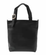 BPBAD25150 MK MICHEL KLEIN BAG(MK ミッシェルクラン バッグ) [2WAY]合成皮革バケットデザイントートバッグ ブラック