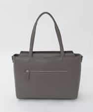 BPBAG13170 MK MICHEL KLEIN BAG(MK ミッシェルクラン バッグ) [A4収納/2WAY]ステップパネルスクエアトートバッグ グレー