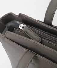 BPBAG13170 MK MICHEL KLEIN BAG(MK ミッシェルクラン バッグ) [A4収納/2WAY]ステップパネルスクエアトートバッグ グレー