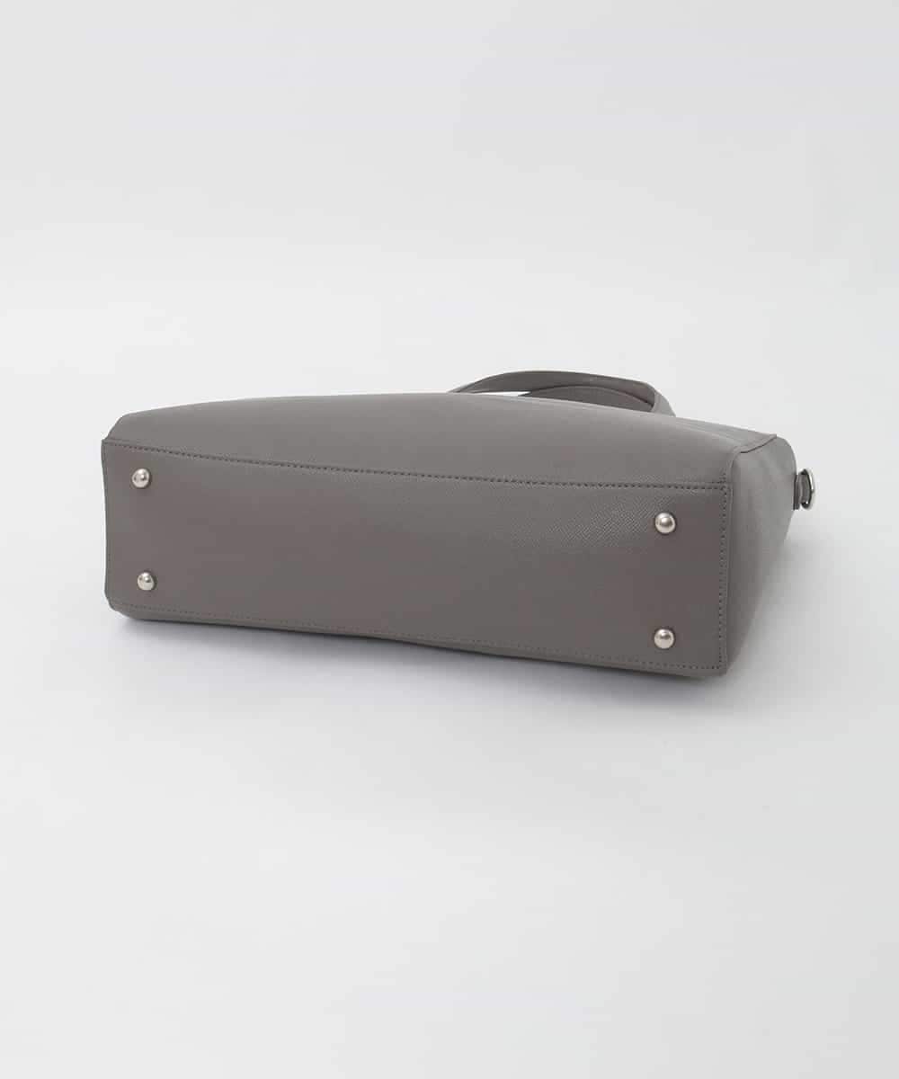 BPBAG13170 MK MICHEL KLEIN BAG(MK ミッシェルクラン バッグ) [A4収納/2WAY]ステップパネルスクエアトートバッグ グレー