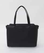 BPBAG13170 MK MICHEL KLEIN BAG(MK ミッシェルクラン バッグ) [A4収納/2WAY]ステップパネルスクエアトートバッグ ブラック