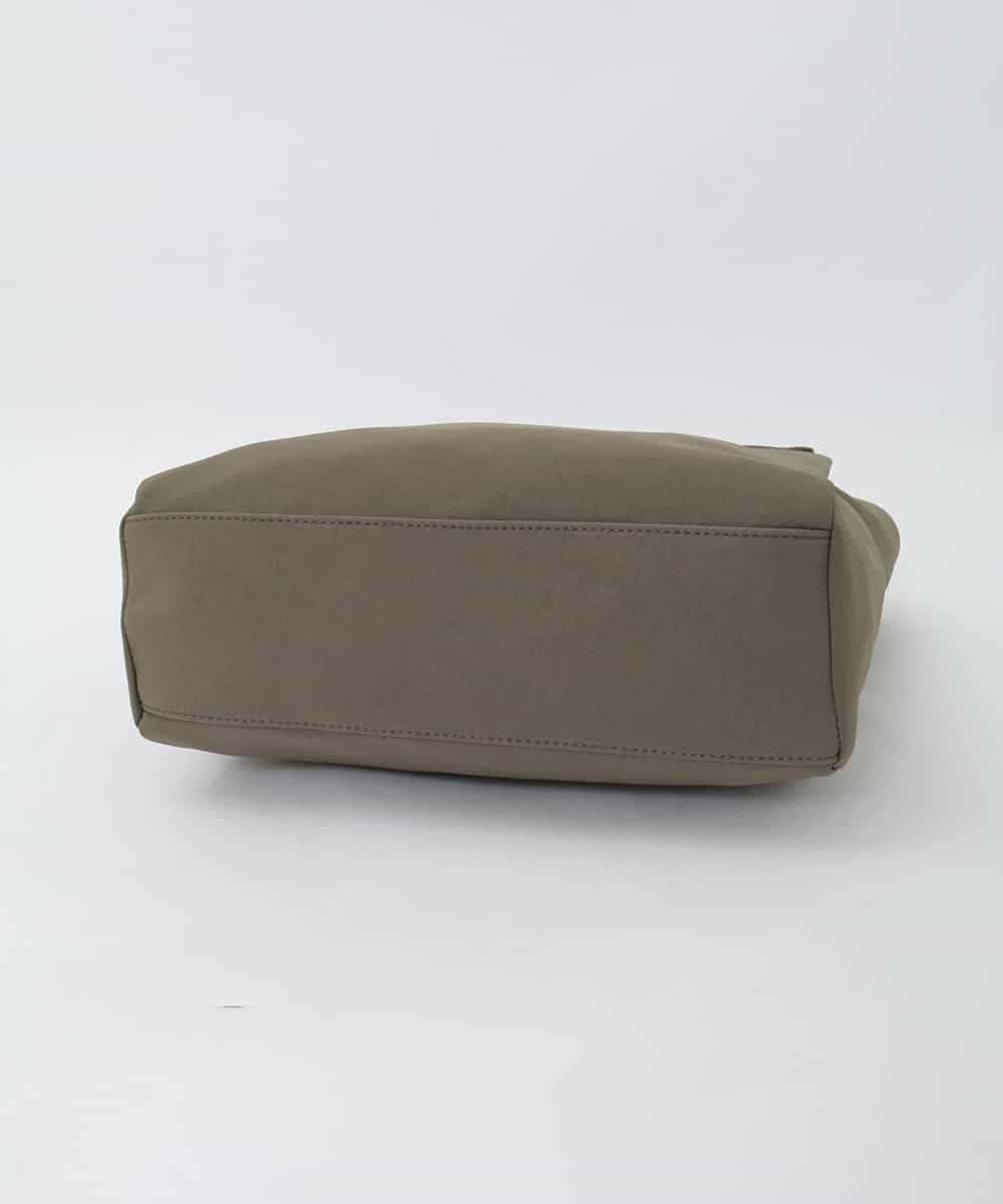 BPBAG21170 MK MICHEL KLEIN BAG(MK ミッシェルクラン バッグ) [A4収納可]異素材ジョイントスクエアトートバッグ カーキ