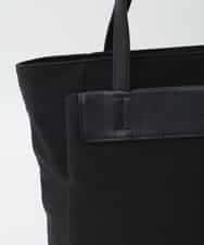 BPBAG21170 MK MICHEL KLEIN BAG(MK ミッシェルクラン バッグ) [A4収納可]異素材ジョイントスクエアトートバッグ カーキ