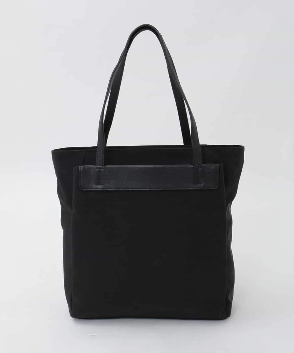 BPBAG21170 MK MICHEL KLEIN BAG(MK ミッシェルクラン バッグ) [A4収納可]異素材ジョイントスクエアトートバッグ ブラック