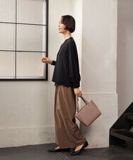 BPBAG90160 MK MICHEL KLEIN BAG(MK ミッシェルクラン バッグ) [2WAY]合成皮革スクエアミニトートバッグ ブラック