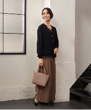 BPBAG90160 MK MICHEL KLEIN BAG(MK ミッシェルクラン バッグ) [2WAY]合成皮革スクエアミニトートバッグ ブラック