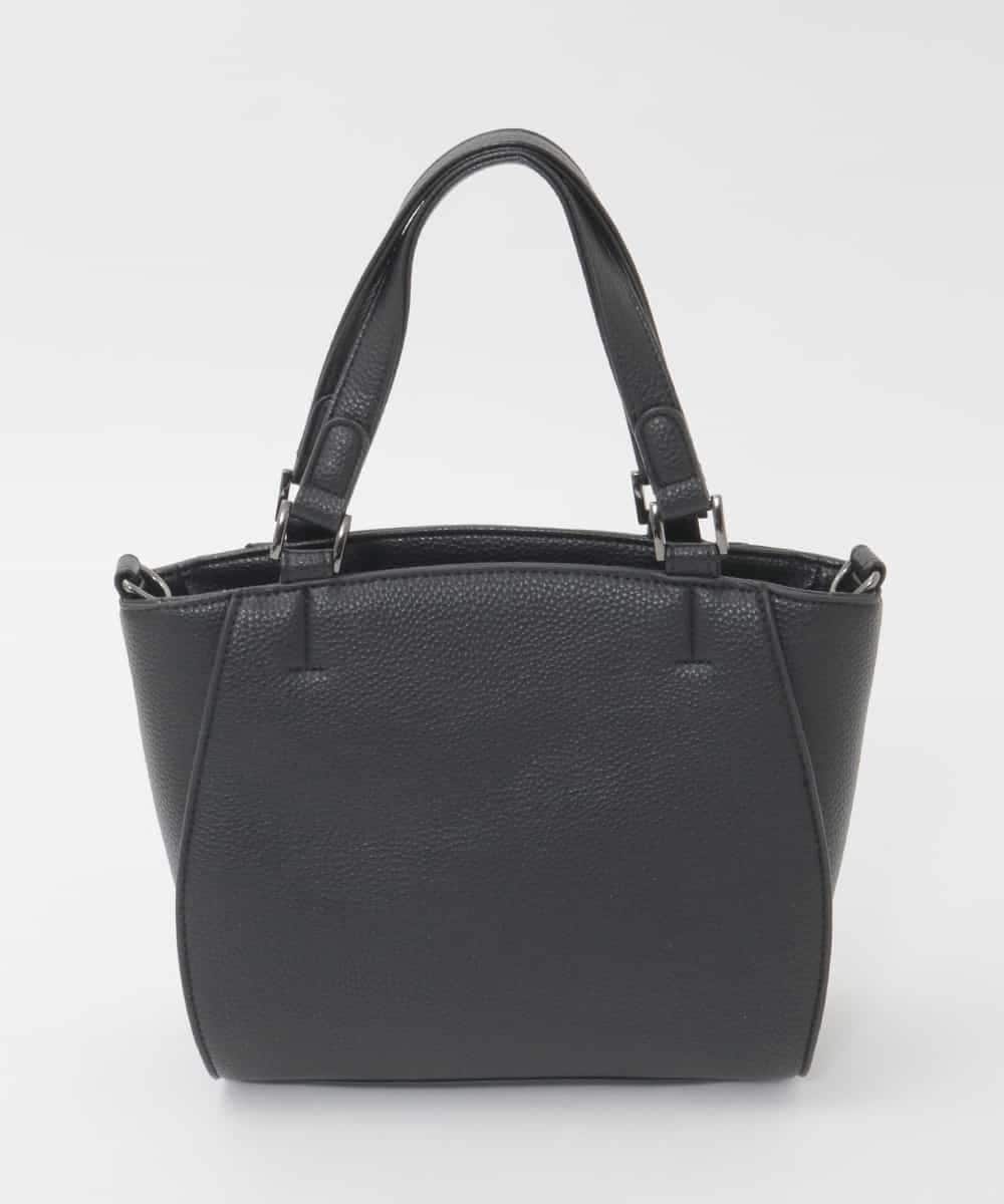 BPBAG90160 MK MICHEL KLEIN BAG(MK ミッシェルクラン バッグ) [2WAY]合成皮革スクエアミニトートバッグ ブラック