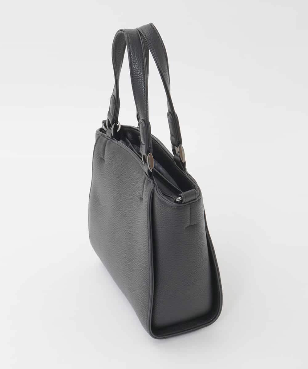 BPBAG90160 MK MICHEL KLEIN BAG(MK ミッシェルクラン バッグ) [2WAY]合成皮革スクエアミニトートバッグ ブラック