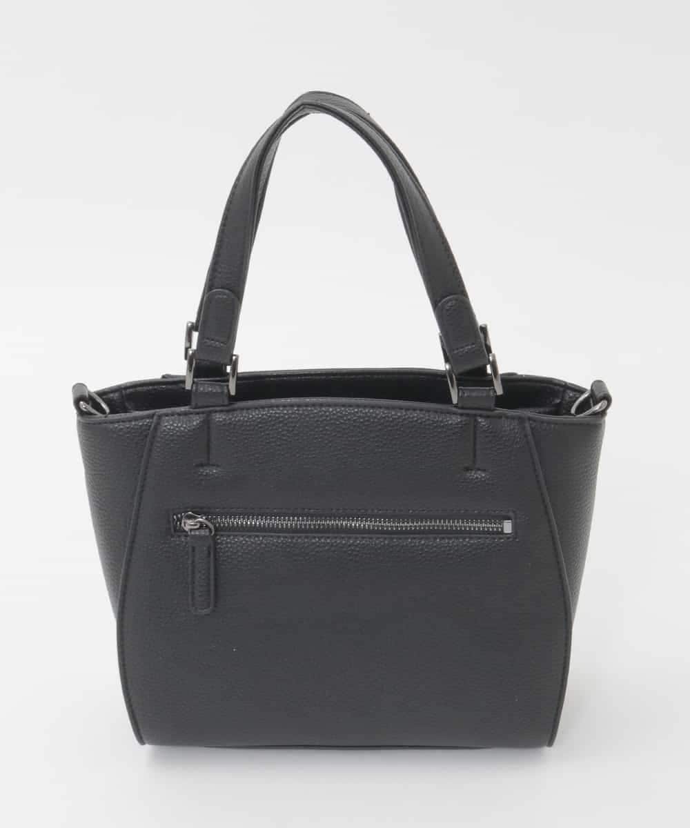 BPBAG90160 MK MICHEL KLEIN BAG(MK ミッシェルクラン バッグ) [2WAY]合成皮革スクエアミニトートバッグ ブラック