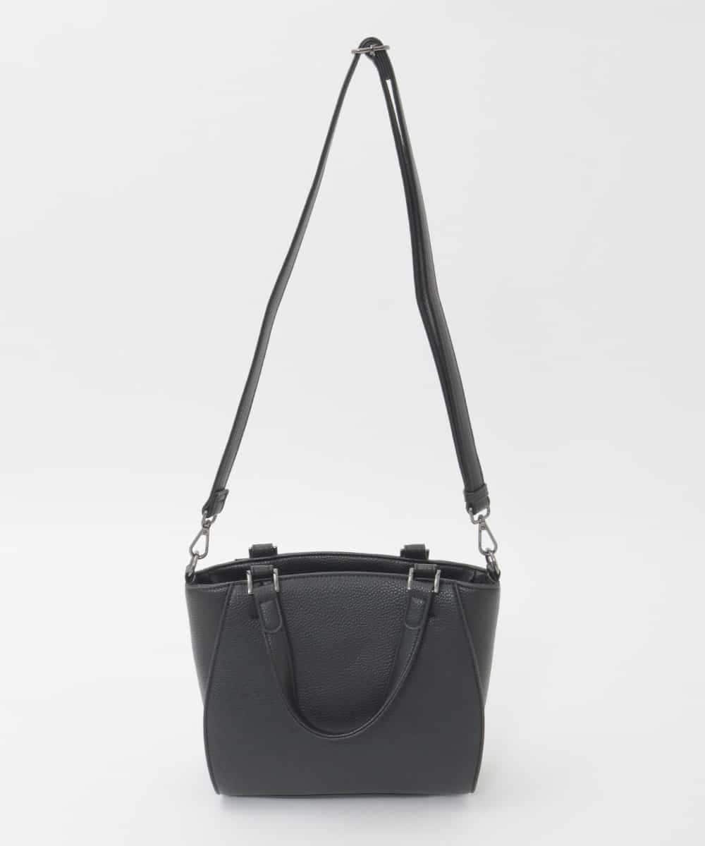 BPBAG90160 MK MICHEL KLEIN BAG(MK ミッシェルクラン バッグ) [2WAY]合成皮革スクエアミニトートバッグ ブラック