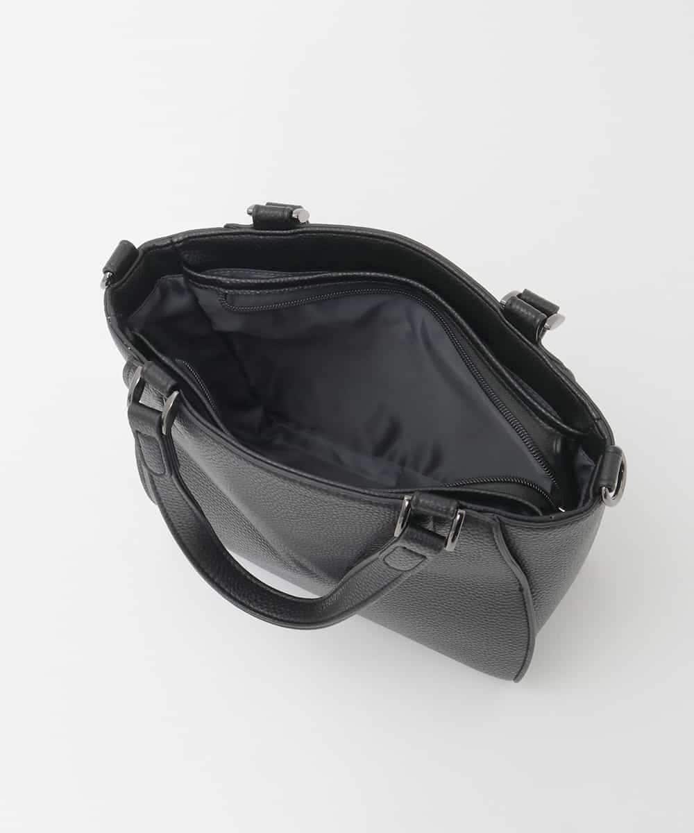 BPBAG90160 MK MICHEL KLEIN BAG(MK ミッシェルクラン バッグ) [2WAY]合成皮革スクエアミニトートバッグ ブラック