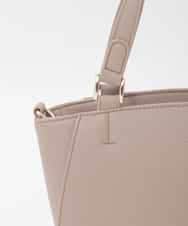 BPBAG90160 MK MICHEL KLEIN BAG(MK ミッシェルクラン バッグ) [2WAY]合成皮革スクエアミニトートバッグ ブラック