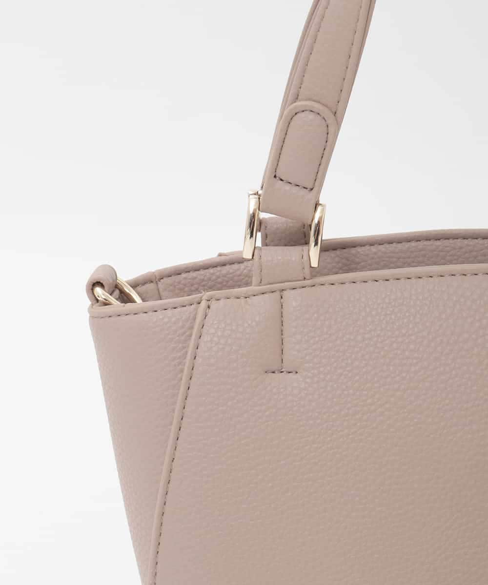 BPBAG90160 MK MICHEL KLEIN BAG(MK ミッシェルクラン バッグ) [2WAY]合成皮革スクエアミニトートバッグ ブラック