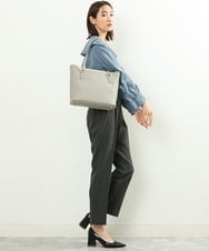 BPBAS22140 MK MICHEL KLEIN BAG(MK ミッシェルクラン バッグ) 【2WAY】フェイクレザートートバッグ グレー