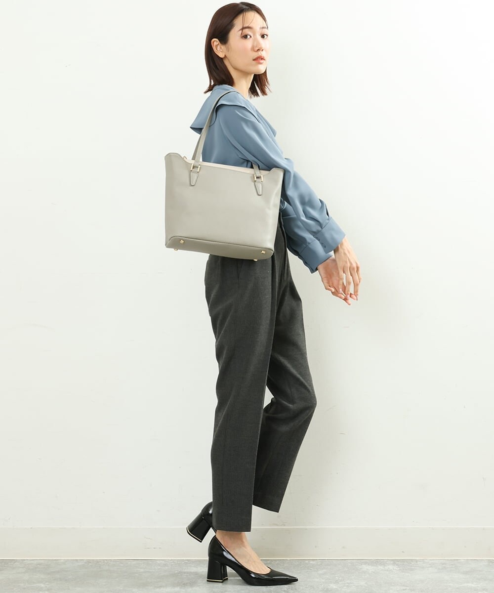 BPBAS22140 MK MICHEL KLEIN BAG(MK ミッシェルクラン バッグ) 【2WAY】フェイクレザートートバッグ グレー
