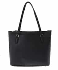BPBAS22140 MK MICHEL KLEIN BAG(MK ミッシェルクラン バッグ) 【2WAY】フェイクレザートートバッグ ブラック